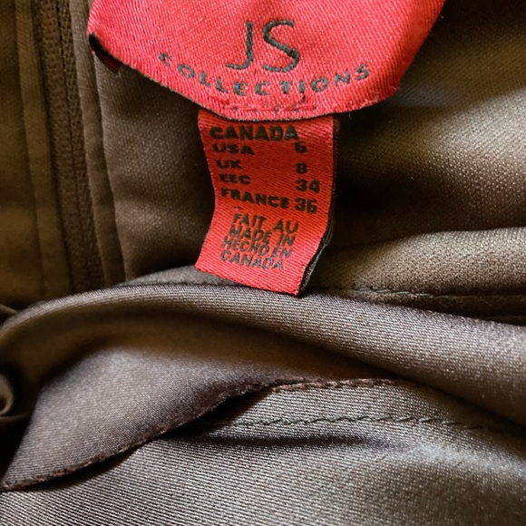 JS Collections Formal Dress With Cape - Picture 9 of 9